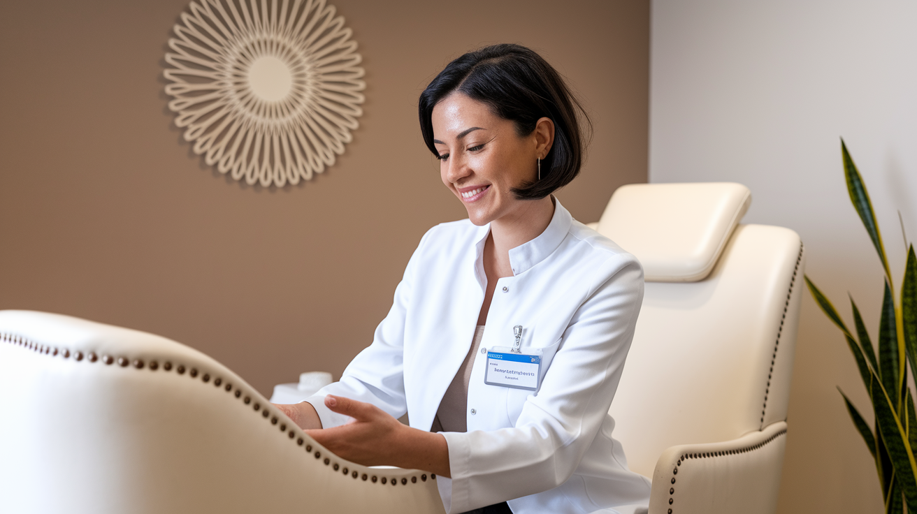 female clinician consultation advanced life clinic