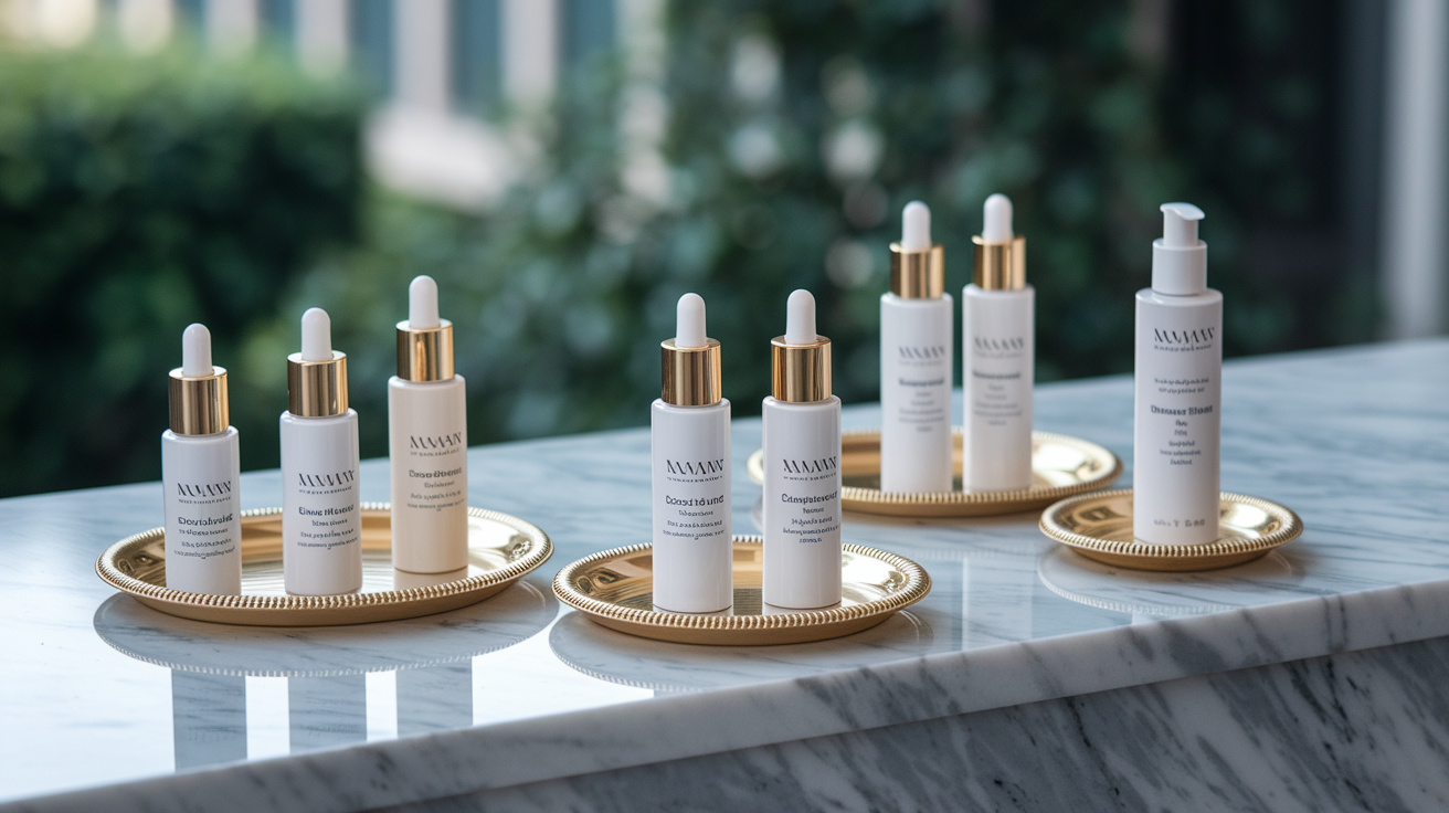 medical grade skincare products displayjpg