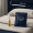 Hydrating treatment mask and ampoule displayed on a spa bed under a treatment light