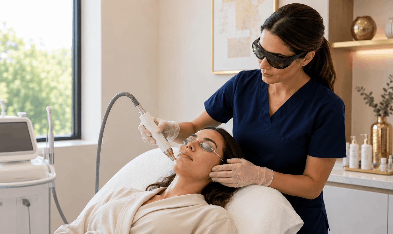 1540 non ablative resurfacing laser treatment for skin rejuvenation