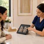 Facial consultation med spa creating a personalized treatment plan