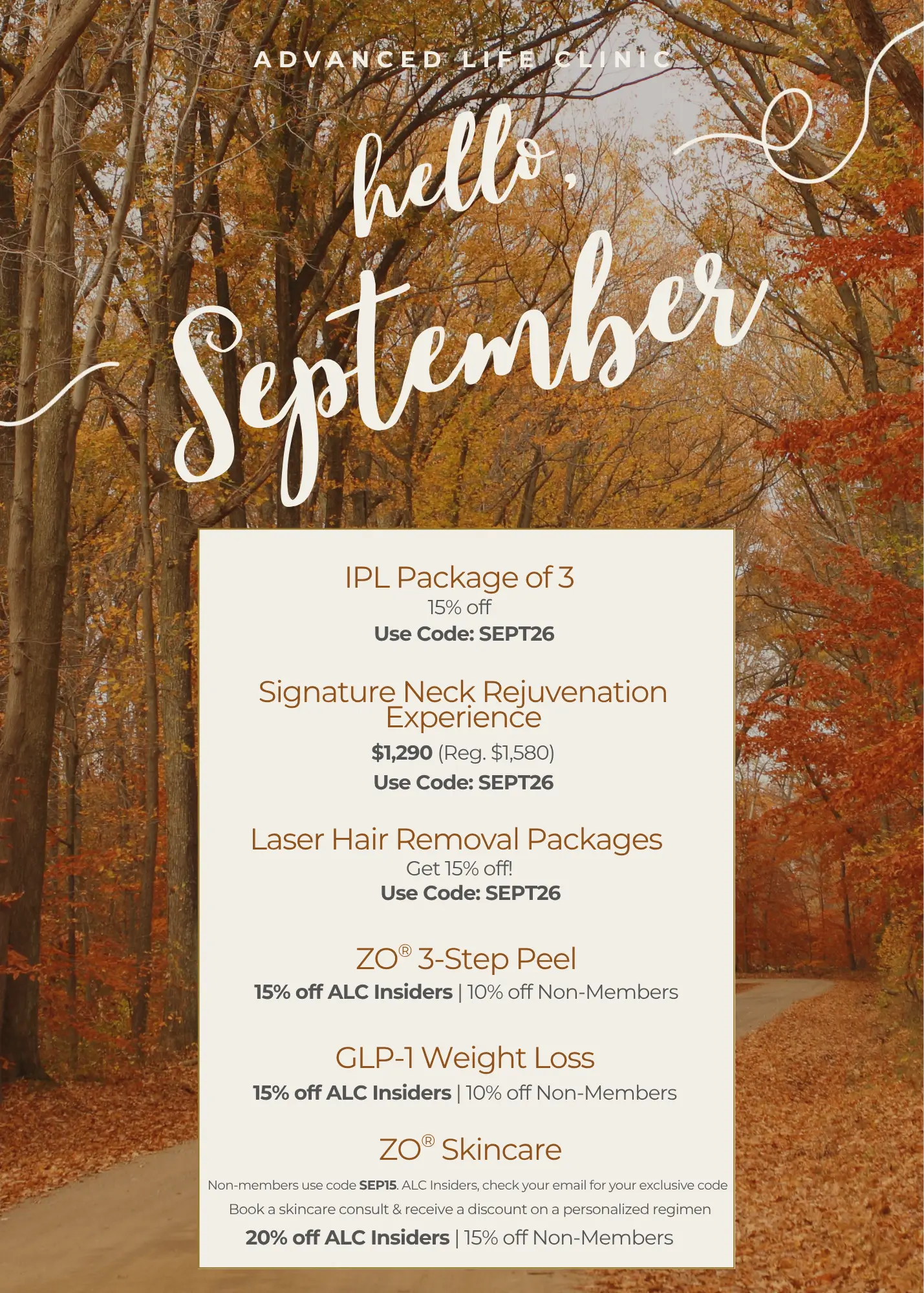advanced life clinic september specials 5 x 7 in