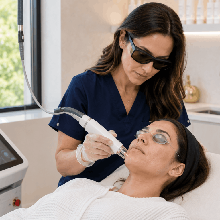 Laser treatment for acne scars and uneven skin texture