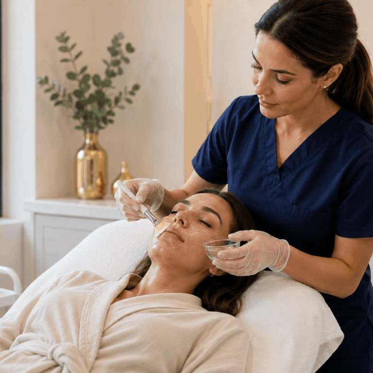 ZO 3-Step Peel before and after skin treatment preparation