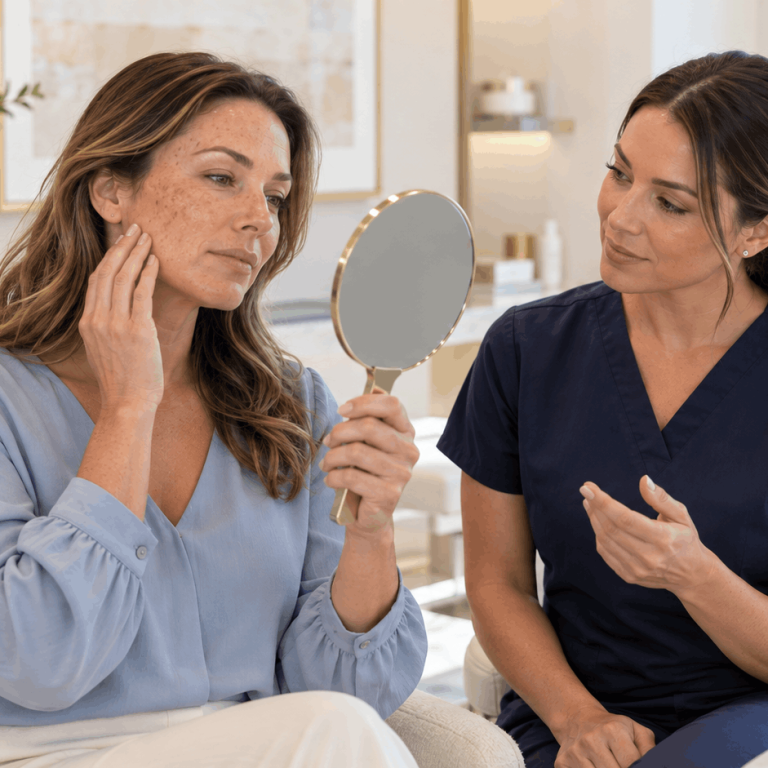 Advanced Corrective Peel for hyperpigmentation consultation